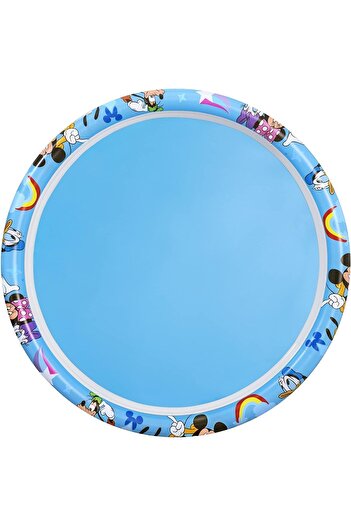 erorex Inflatable Swimming Pool 3 Ring Design Mickey Mouse And Friends Pattern 122 X 25 Cm Blue