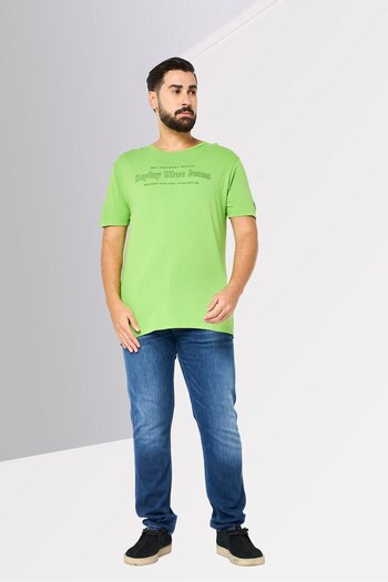 Replay Men Crew Neck Short Sleeve Graphic Print T-Shirt, Green