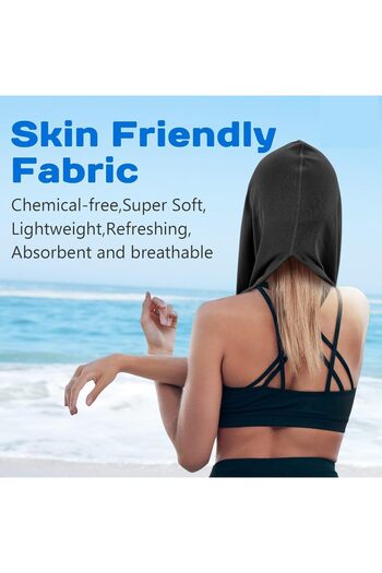 erorex Cooling Hoodie Towel 2 Pack Cools Instantly When Wet Upf 50 Sun Protection Cooling Towels Hood