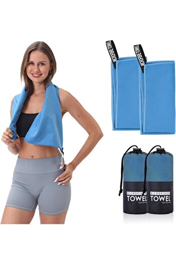 erorex Quick Drying Gym Towel Soft Microfiber Lightweight Sport Sweat Towel Perfect Travel Camping Towel