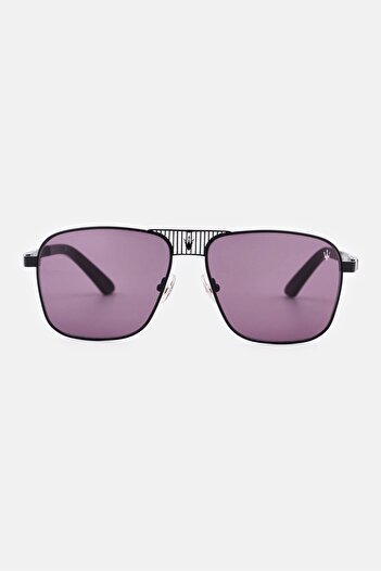 Maserati Men MS525 Aviator Sunglasses, Black