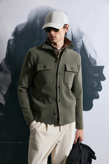 Lufian Igor Men's Cardigan Green
