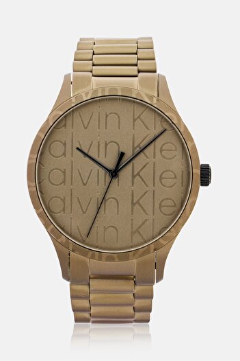 Calvin Klein Men 25200343 Stainless Steel Analog Watch 42 mm, Khaki