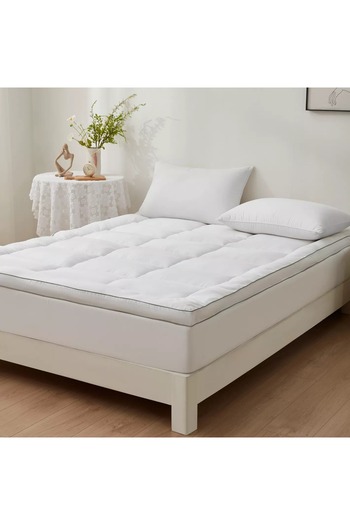 Home Centre Unique Home Premium Comfort Sleep Single Microfiber Mattress Topper - 120x200x10 cm