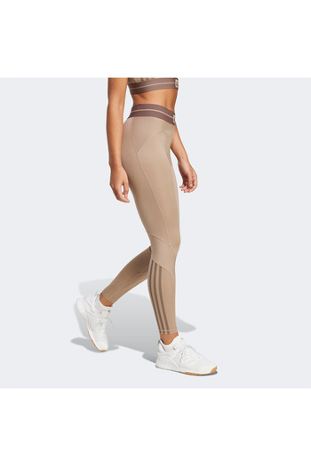 adidas Hyperglam Rib 1-1 Women's Brown Training Tights