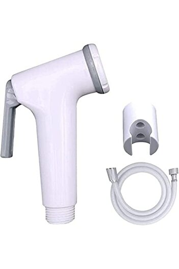 SAQOCLEAN Alsaqer Toilet Shattaf Set Plastic Handheld Bidet Sprayer with Adjustable Water Pressure C