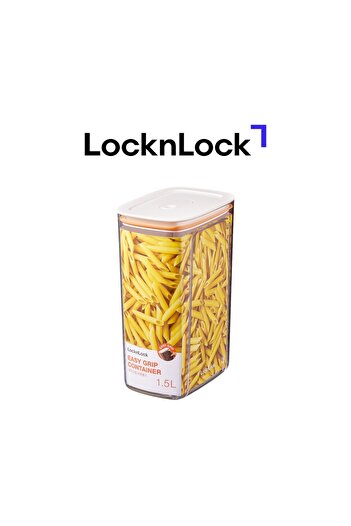 locknlock Easy Grip Canister Rectangle 1.5 L – One-Touch Lid