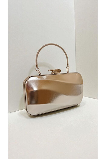 Butik Beyabags Skin Shiny Silver Abi̇ye Bag