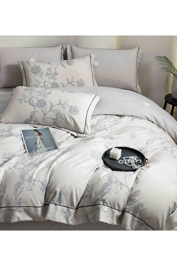 CHIRASO CHIRASO Bedding, LUX, Gift Box, ELASTIC Sheet 180x200+30cm, Duvet Cover 200x230, 4 Pillowcases