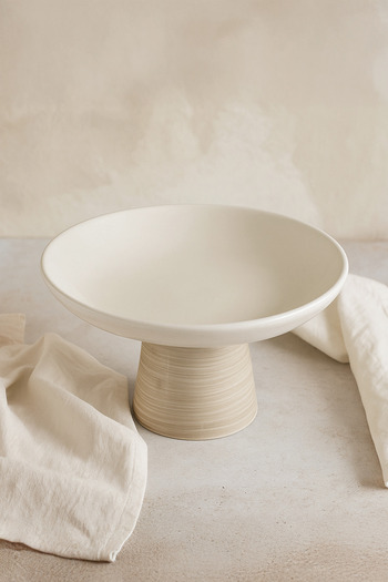 Kitchen Life Natural Natural Pedestal Cake Stand - Minimalist Pedestal Presentation Stand