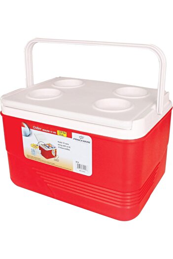 PRINCEWARE Insulated 3414 Chiller Ice Box 14 LTR, Red