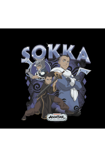 fame-stoned Avatar The Last Airbender Sokka με στάμπα 100% βαμβακερό Unisex μαύρο φούτερ με κουκούλα