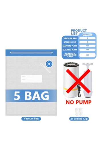 Choice6 Basic Sets 2 3D Printer Filament Vacuum Bag with USB Rechargeable Electric Air Pump, Vacuum Sealing