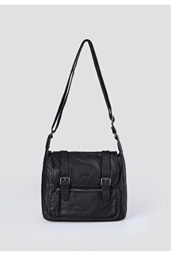 Erbilden Liye Black Skin Shoulder Bag