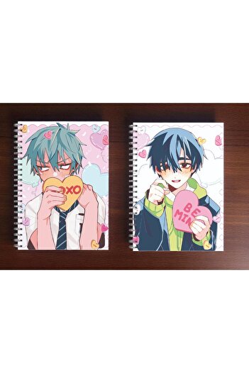 nihonwosekai 2 Pcs Alien Stage Anime A5 Size Spiral Notebook 50 Sheets