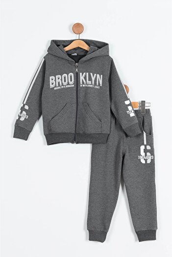 Deros Boy's Compact Fabric Seasonal 2-Thread Tracksuit Set,