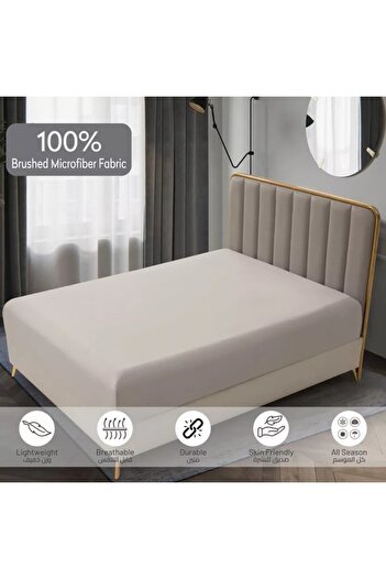 Home Centre DONETELLA 3-Piece Super King Fitted Sheet Set - 180x203 cm
