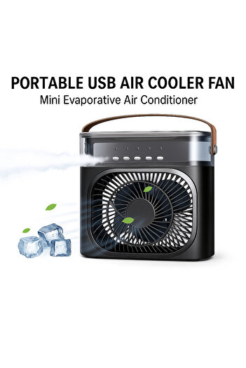 TSUMAB Portable USB Air Cooler Fan – Mini Evaporative Air Conditioner