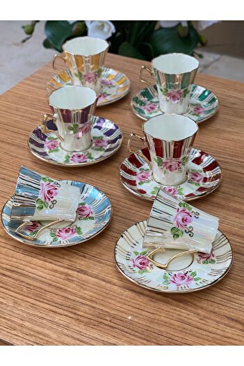Laopala Diva Afitap Handmade Coffee Cup Set for 6 People