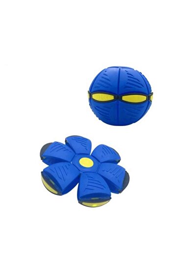 MACVI Macvi® Blast Ball Interactive Disc-Shaped Ball with Lights, Blue