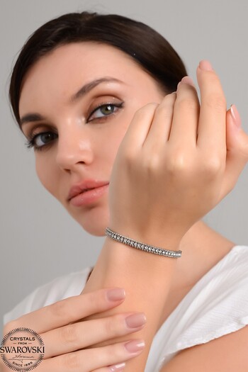 Swaroski Zirconia Stone Steel Heart Bracelet |   The Symbol of Love and Elegance