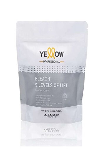 YELLOW White Bleaching Powder - Lightens 9 Tones, Protection & Shine
