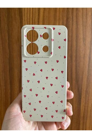 Newon Xiaomi Redmi Note 13 Pro 5g Heart Printed Silicone Phone Case Cover Case