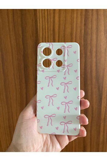 Newon Xiaomi Redmi Note 13 Pro 5g Silicone Phone Case Cover with Ribbon/Bow Print