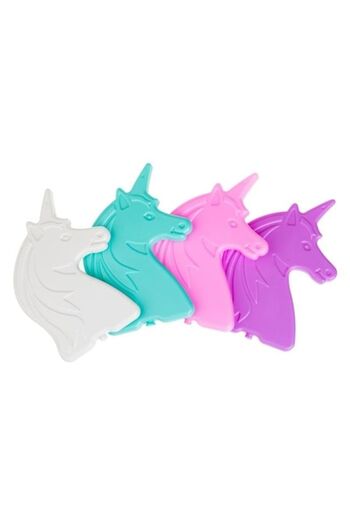 OEM Set 4 Cooling Pads in Unicorn Shape, 120 ml Each – Reusable, Colorful, for Cooler Bags, Kid Packs,