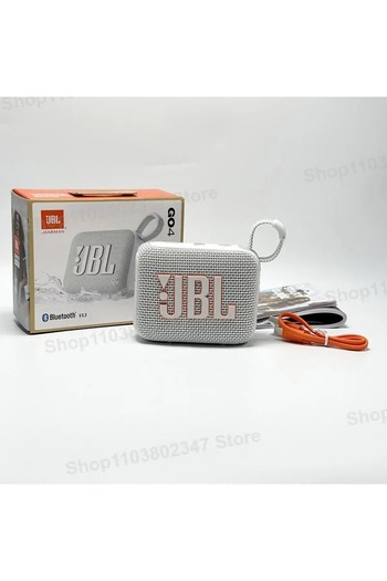 Generic Go 4 Portable Bluetooth Speaker Dustproof, Punchy Bass, 7H Playtime, Eco-Friendly Design