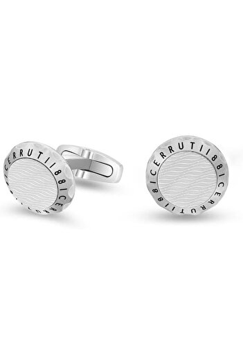 Cerruti 1881 Pietro Silver Stainless Steel Cufflink for Men
