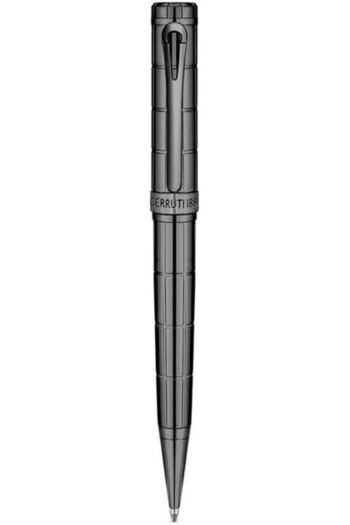 Cerruti 1881 Carlo Pen Sleek Layered Design Lightweight Body Effortless Writing (Grey)