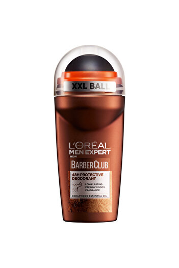 L'oreal Men Expert Barber Club Cedar Roll-On Antiperspirant, 48H Protection, 50ml