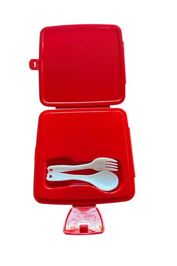 Tatlı Sebep Car Printed Lockable Student Lunch Box