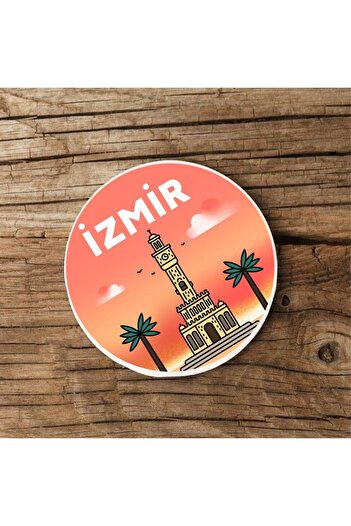 gifttime Izmir Designed Set of 2 Mdf Coasters