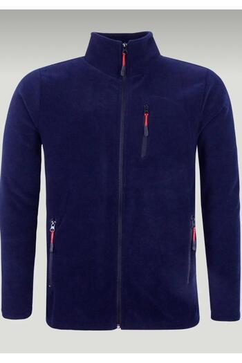 BEHLIVE Men's Fleece Full Zip 3 Pocket Outdoor Thick Fleece Jacket