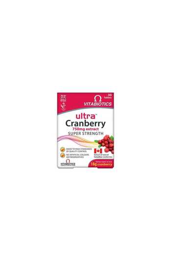 Vitabiotics ULTRACRANBERRY 750MG EXTRACT SUPER STRENGTH