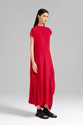 tw3 Women's Judge Collar Design Dress