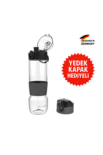 zweikell Lento Switch Transparent Bpa-Free 650 ml Tritan Water Bottle