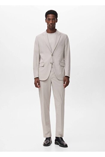 MANGO Man Zurich slim fit Thermolite® kumaş blazer ceket