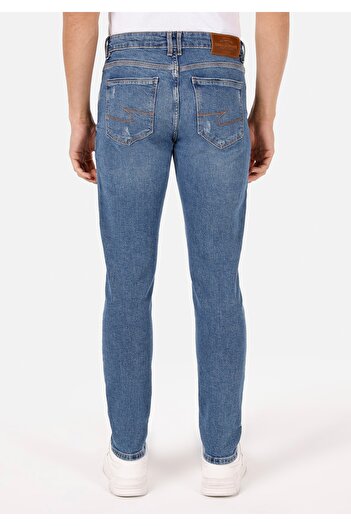 Colin's Ανδρικό παντελόνι Indigo Jean Slim Fit με στενό πόδι