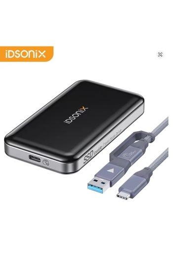 IDsonix 500GB Portable SSD USB 3.2 – External Solid State Drive Type-C Mini Hard Drive 4 Laptop & PC