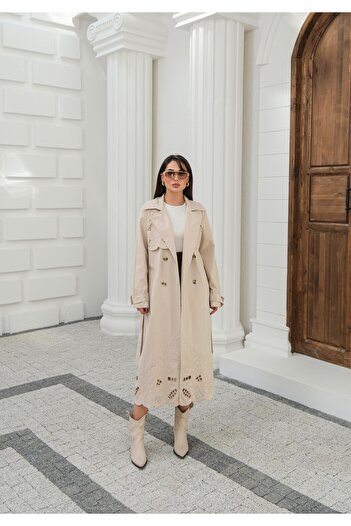 BLUE DAY'S Women's Embroidered Teen Coat