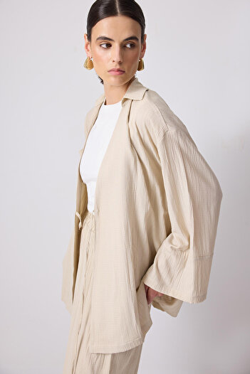 Touché Privé Kruvaze Kimono Set
