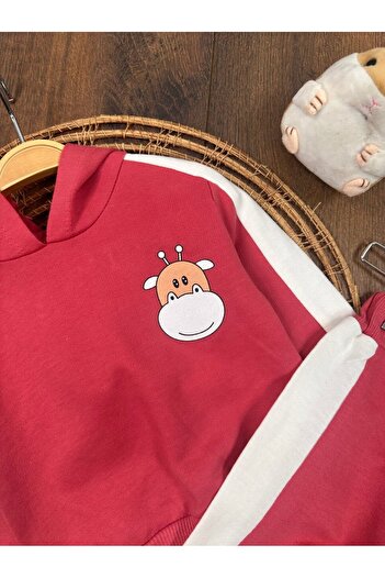 Kids Kingdom Cotton Hooded Unisex Baby 2-Piece Set