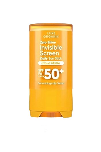 LUXE ORGANIX zero shine invisible daily sun stick