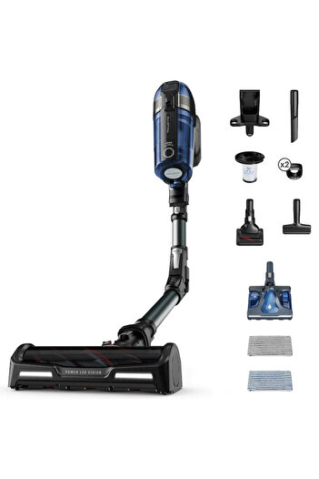 Rowenta X-Force Flex 12.60 RH98C8WO Cordless Vacuum Cleaner, Blue/Black