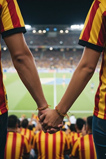 Reoona Special Yellow Red 5 Star Handmade Bracelet for Couples - Adjustable Handmade