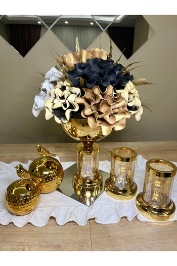 essacraft GOLD CAM VAZO 5 PARÇA 11 EVA ARANJMAN SETİ