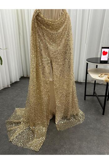 MEZON FASHION Corset Dress Adorned with Glitter